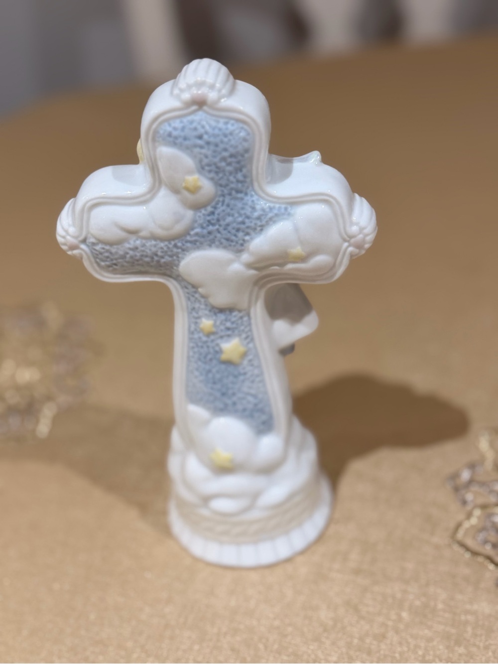 1998 Precious moments cross Saying “Godchild you’re my special little angel” - Picture 3 of 4